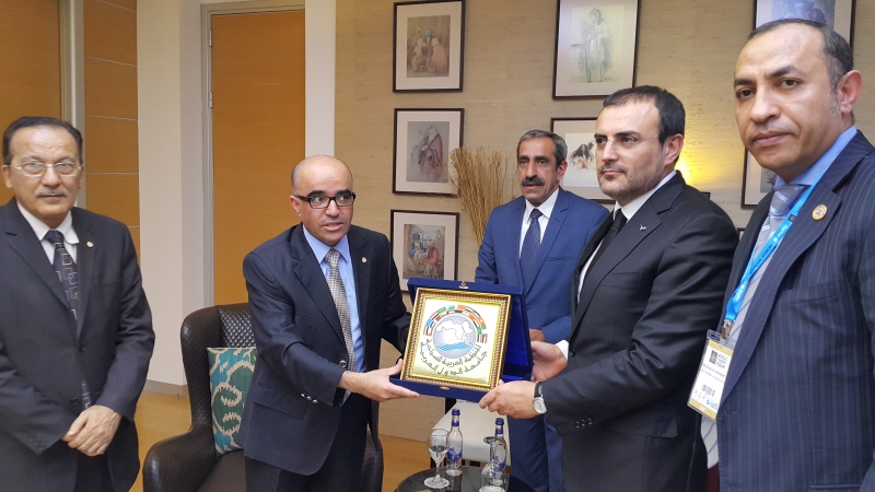 لقاء المنظمة العربية للسياحة  مع وزير الخارجية التركى ووزير السياحة ووالى مدينة انطاليا