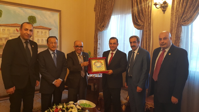 لقاء المنظمة العربية للسياحة  مع وزير الخارجية التركى ووزير السياحة ووالى مدينة انطاليا